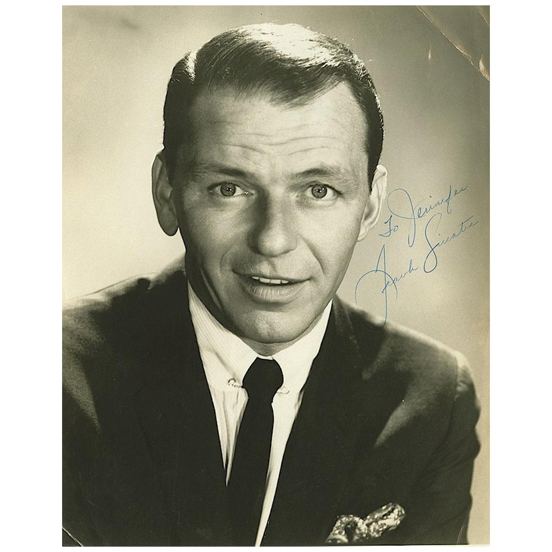 Frank Sinatra Signed Photograph Black and White 20th Century
