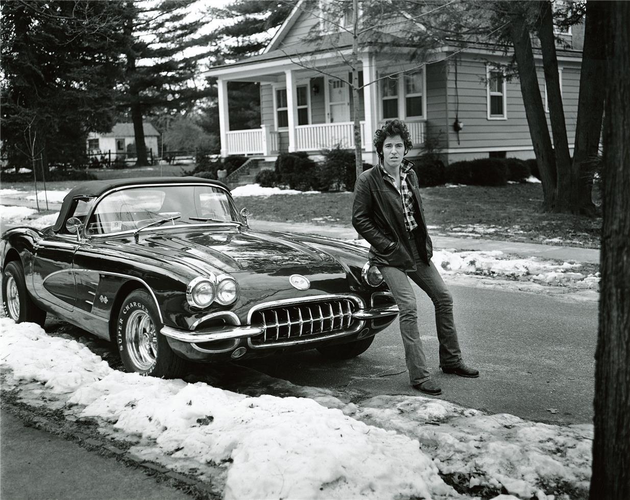 Frank Stefanko Black and White Photograph - Bruce Corvette