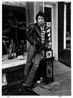Bruce Springsteen, Frank’s Barbershop (1978), hand signed print