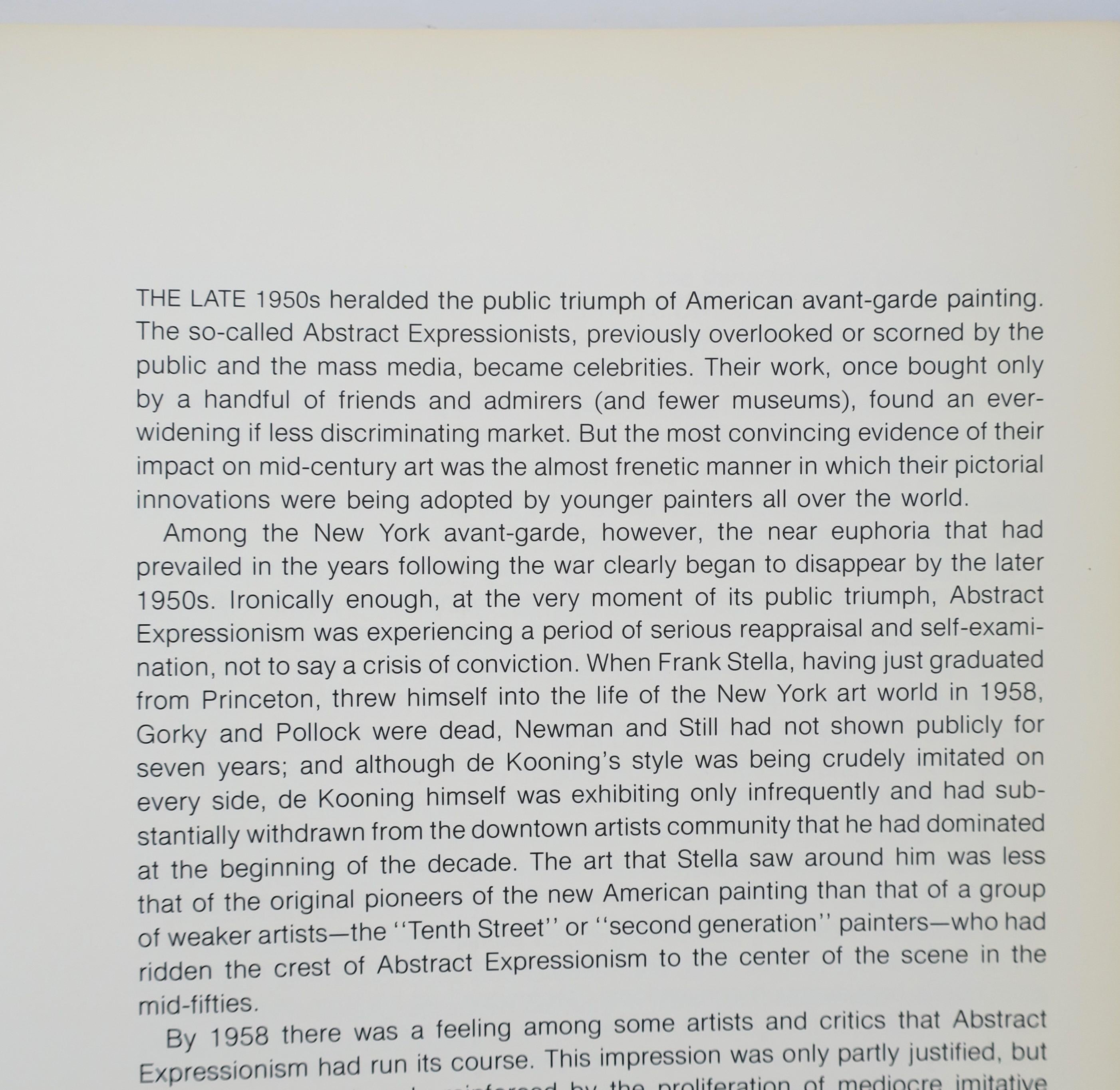 Frank Stella Abstrakter Künstler Metropolitan Museum of Art Buch, 1970, New York im Angebot 7