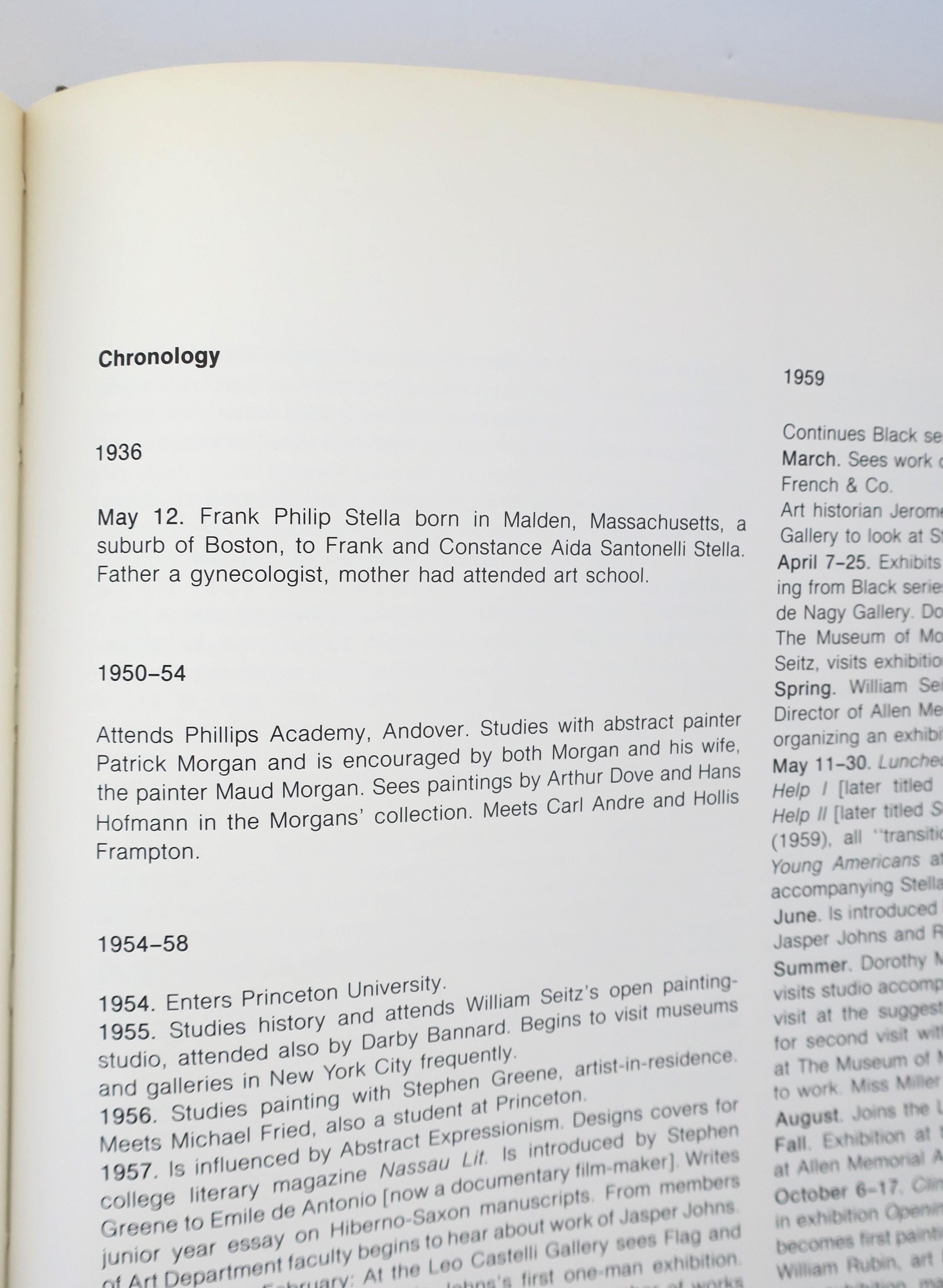 Frank Stella Abstrakter Künstler Metropolitan Museum of Art Buch, 1970, New York im Angebot 8