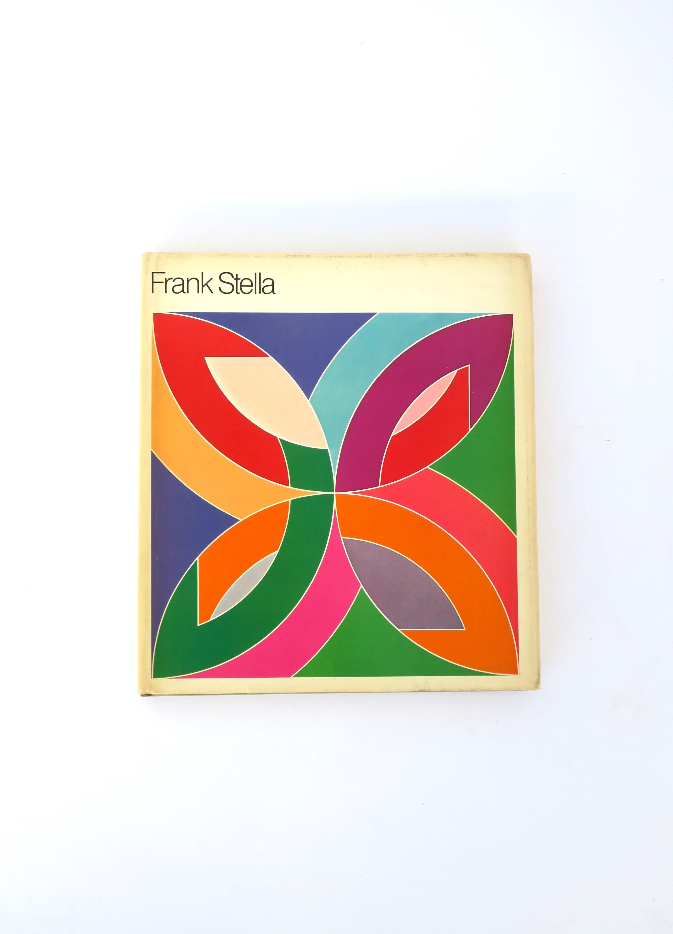 A hard-cover book with dust-jacket on abstract American artist Frank Stella, Metropolitan Museum of Art, 1970, New York, NY. This book presents a decade of Sella's work from 1959 - 1969. A great piece for a coffee table, library, collector, etc.