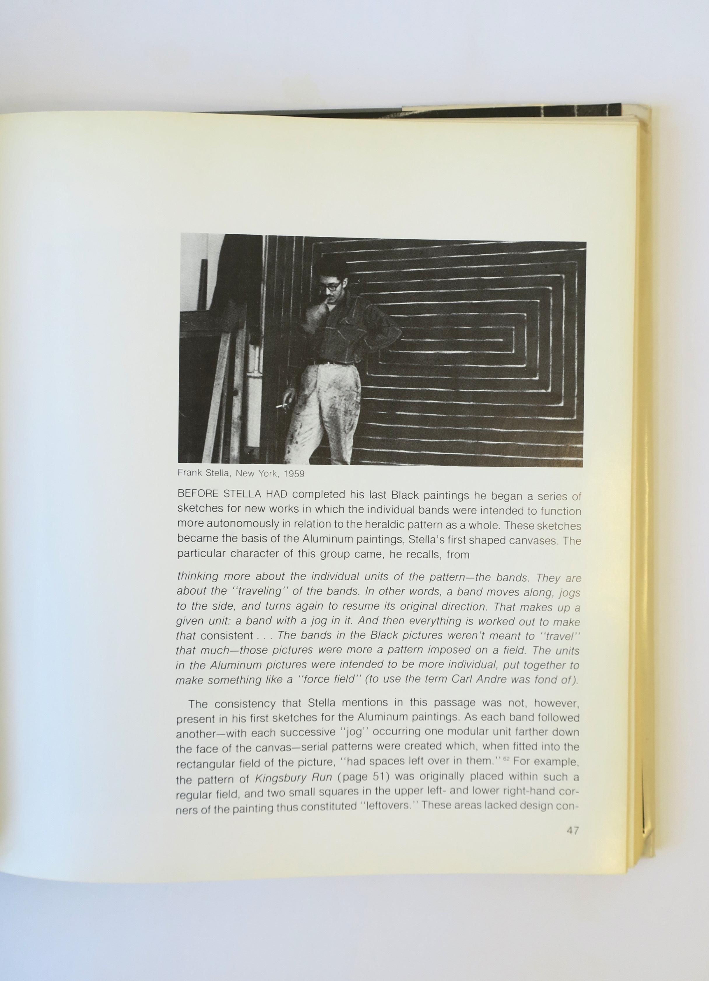 American Frank Stella Abstract Artist Metropolitan Museum of Art Book, 1970, New York For Sale