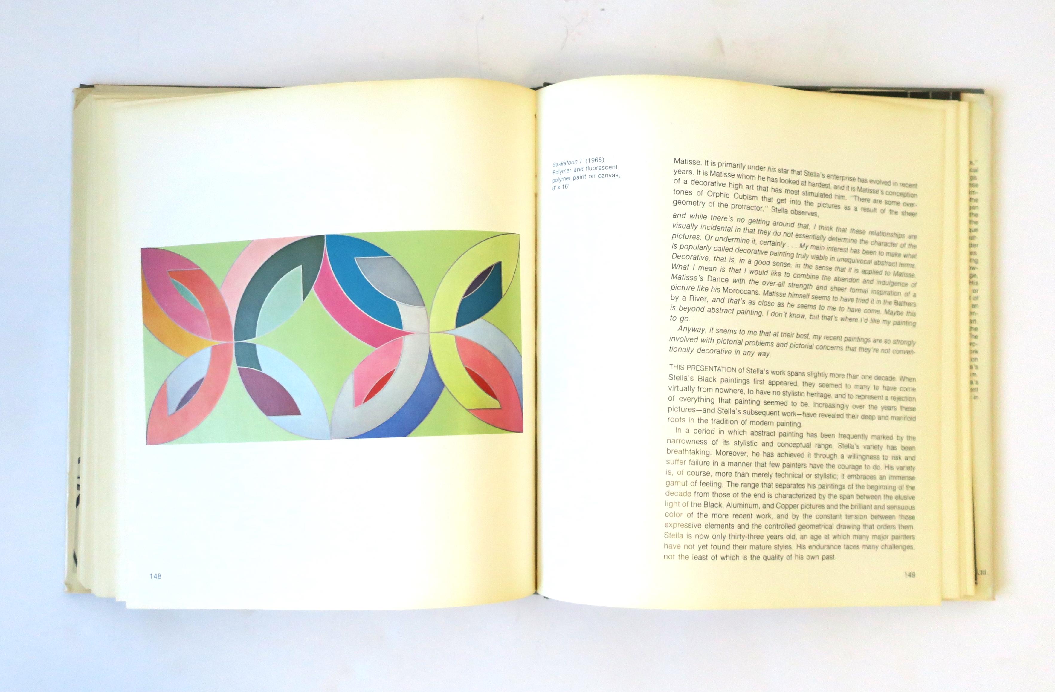 Frank Stella Abstract Artist Metropolitan Museum of Art Book, 1970, New York For Sale 1