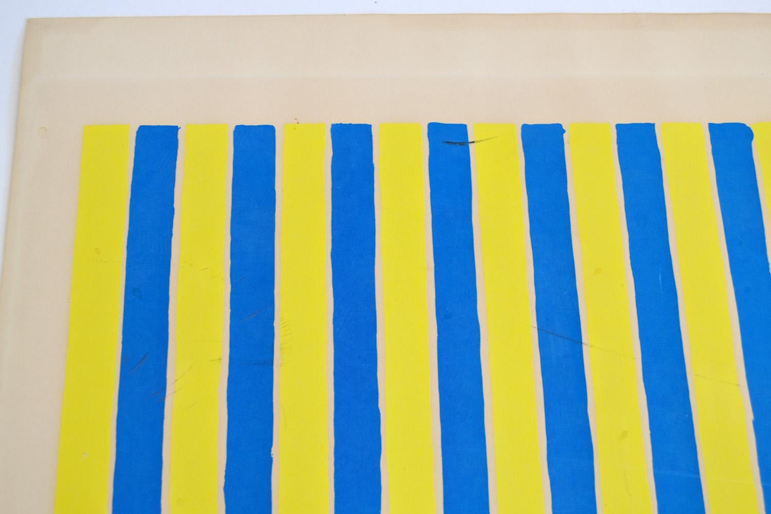 American Frank Stella (1936-2024) “Rabat” Abstract Screenprint Unframed Edition of 500 For Sale