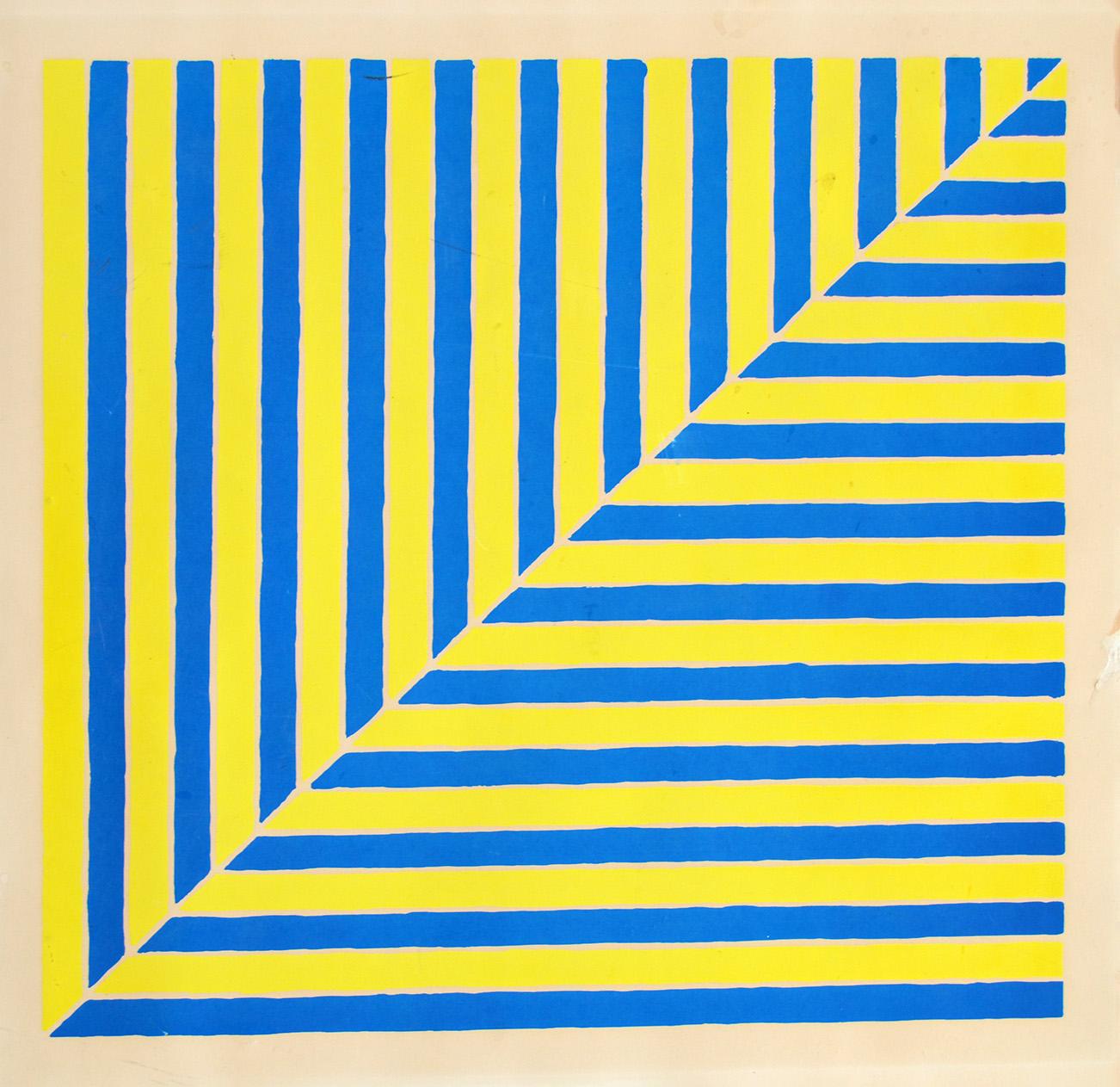 Frank Stella (1936-2024) “Rabat” Abstract Screenprint Unframed Edition of 500 For Sale 1