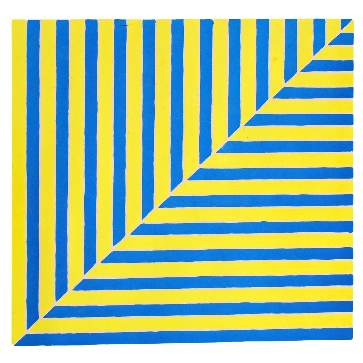Frank Stella (1936-2024) “Rabat” Abstract Screenprint Unframed Edition of 500 For Sale
