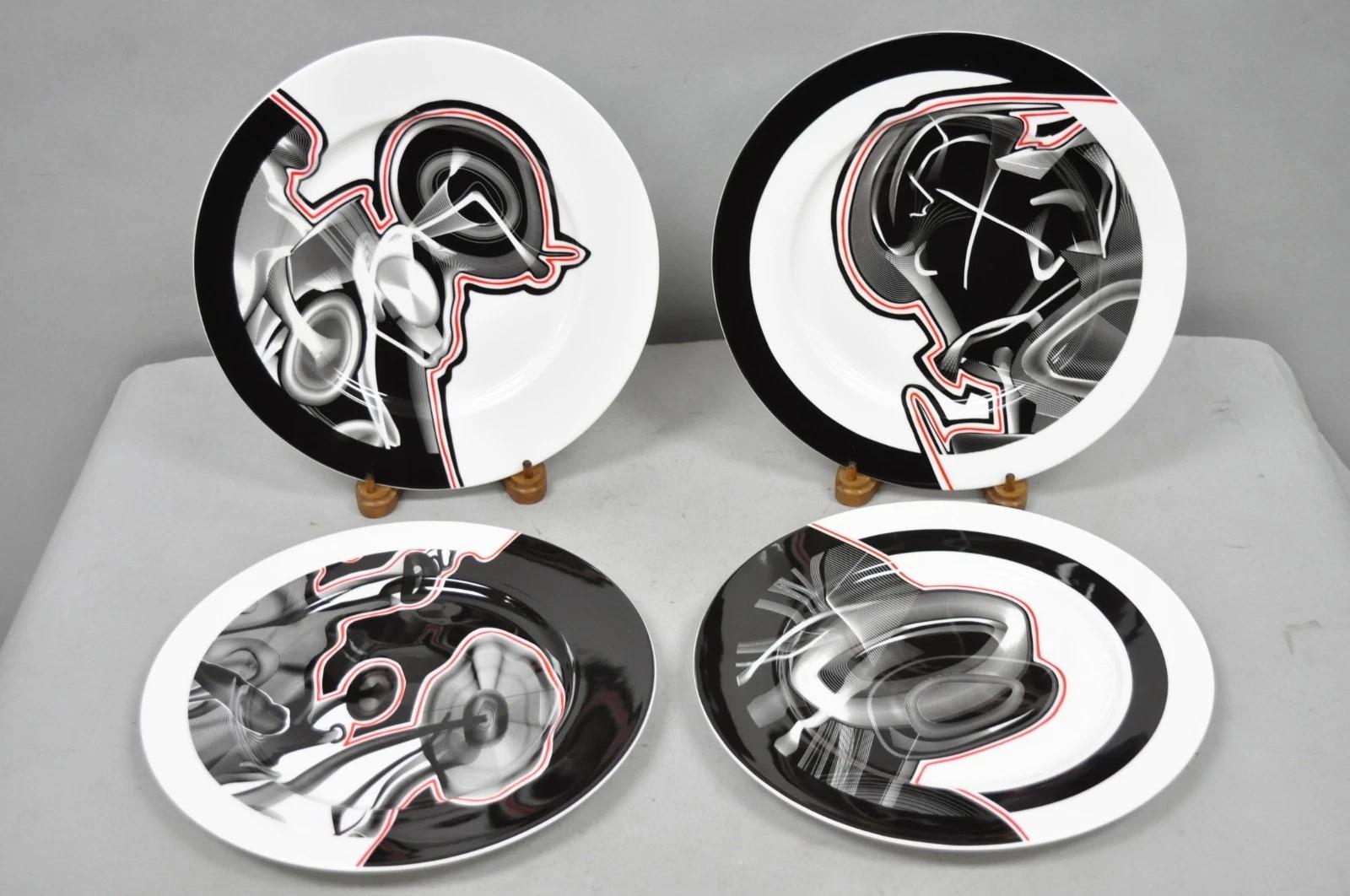 Frank Stella David Mirvish Designs Vortex Engravings 1-4 Black Plate - Set of 4 For Sale 7
