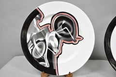 Frank Stella David Mirvish Designs Vortex Engravings 1-4 Black Plate - Set of 4