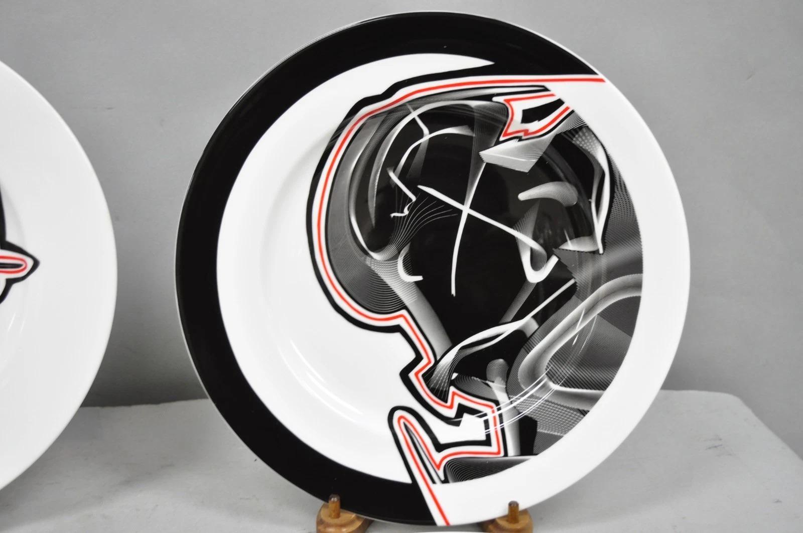 Other Frank Stella David Mirvish Designs Vortex Engravings 1-4 Black Plate - Set of 4 For Sale