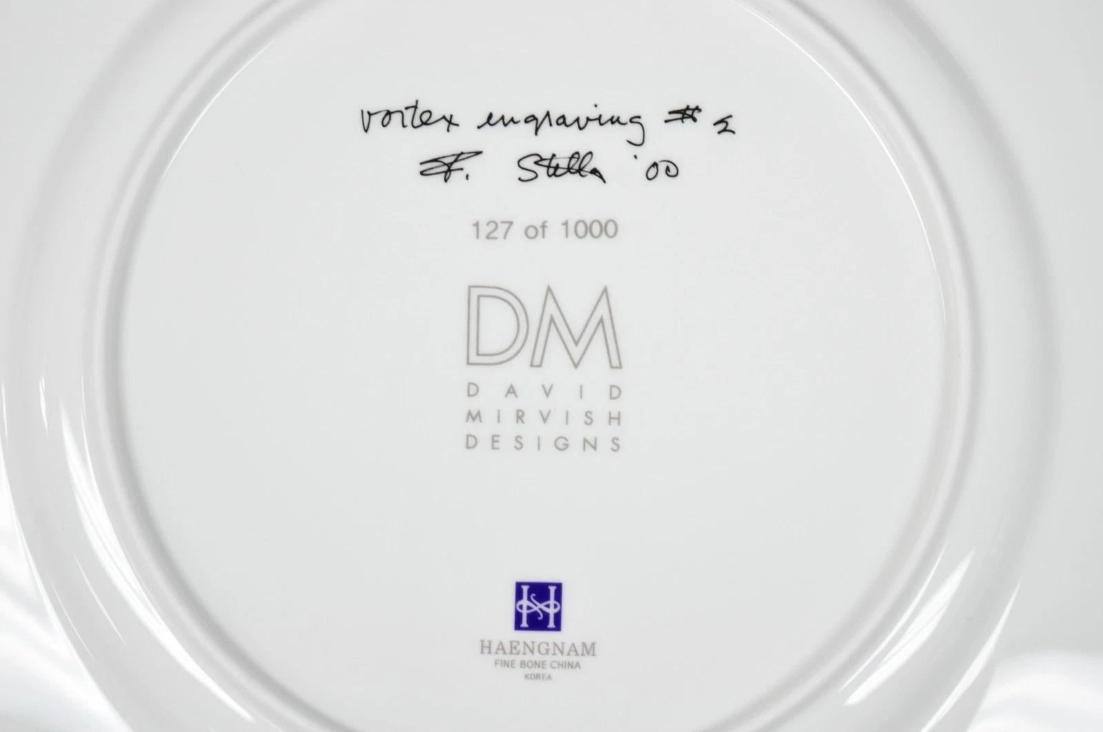 Frank Stella David Mirvish Designs Vortex Engravings 1-4 Black Plate - Set of 4 For Sale 1