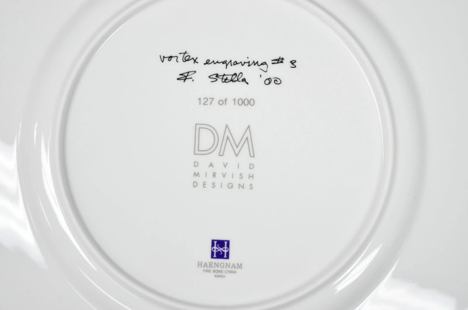 Frank Stella David Mirvish Designs Vortex Engravings 1-4 Black Plate - Set of 4 For Sale 2