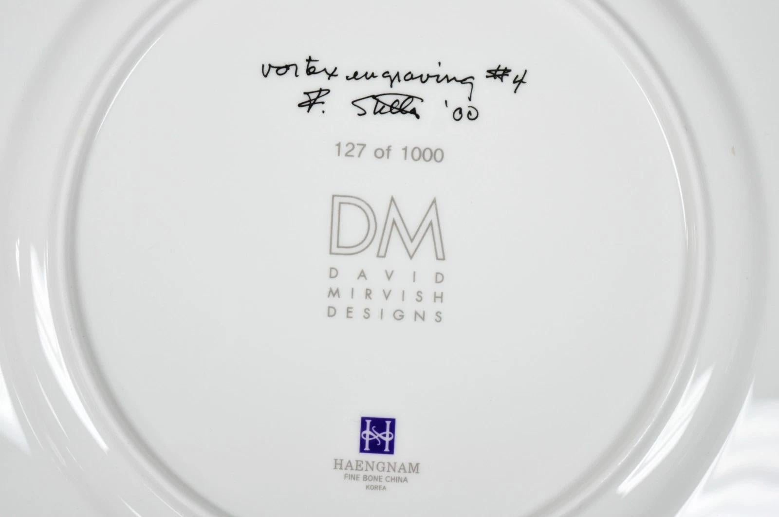 Frank Stella David Mirvish Designs Vortex Engravings 1-4 Black Plate - Set of 4 For Sale 3