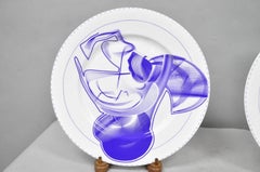 Frank Stella David Mirvish Designs Vortex Engravings 5-8 Indigo Plate - Set of 4