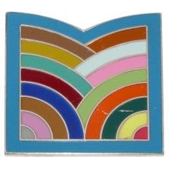 Frank Stella Enamel Paperweight or Wall Art Metropolitan Musuem of Art