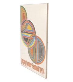 Frank Stella Lithograph Mid Century Modern Abstract Art 45" x 29.5"