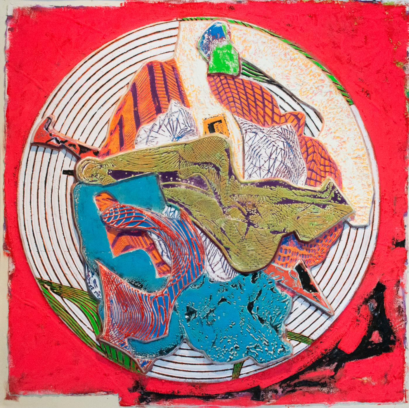 Frank Stella Abstract Painting - Atvatabar I