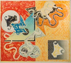 Frank Stella Shards IV Signed Screenprint 1982 Edition of 100