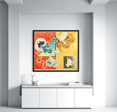 Frank Stella Shards IV Signed Screenprint 1982 Edition of 100