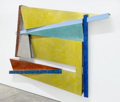 Ti Juka #10 - High Relief Aluminum Abstract Painting, 1978