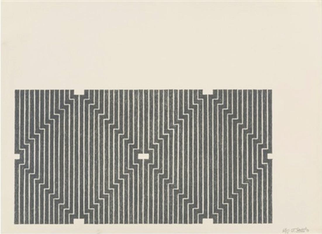Aluminum Series - Casa Cornu - Print by Frank Stella
