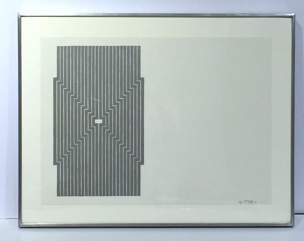 Aluminum Series - Six Miles Bottom - Print by Frank Stella