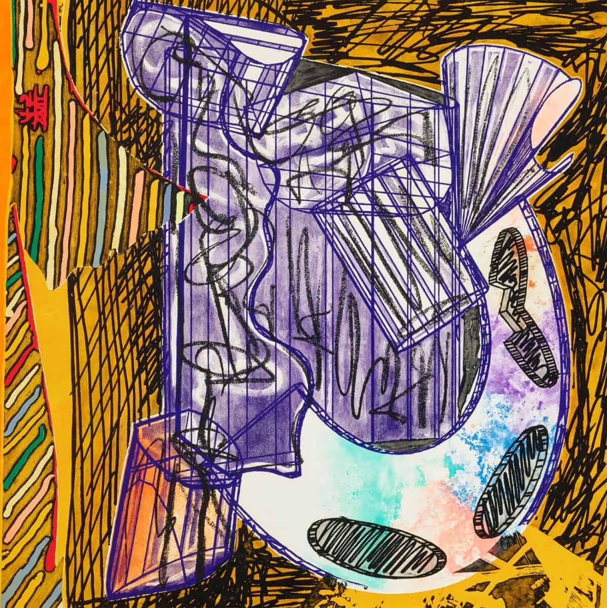 Bene come il sale (As Good as the Salt), de la série Italian Folktales - Abstrait Print par Frank Stella