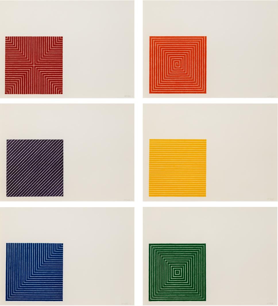 Frank Stella Abstract Print - Benjamin Moore Series