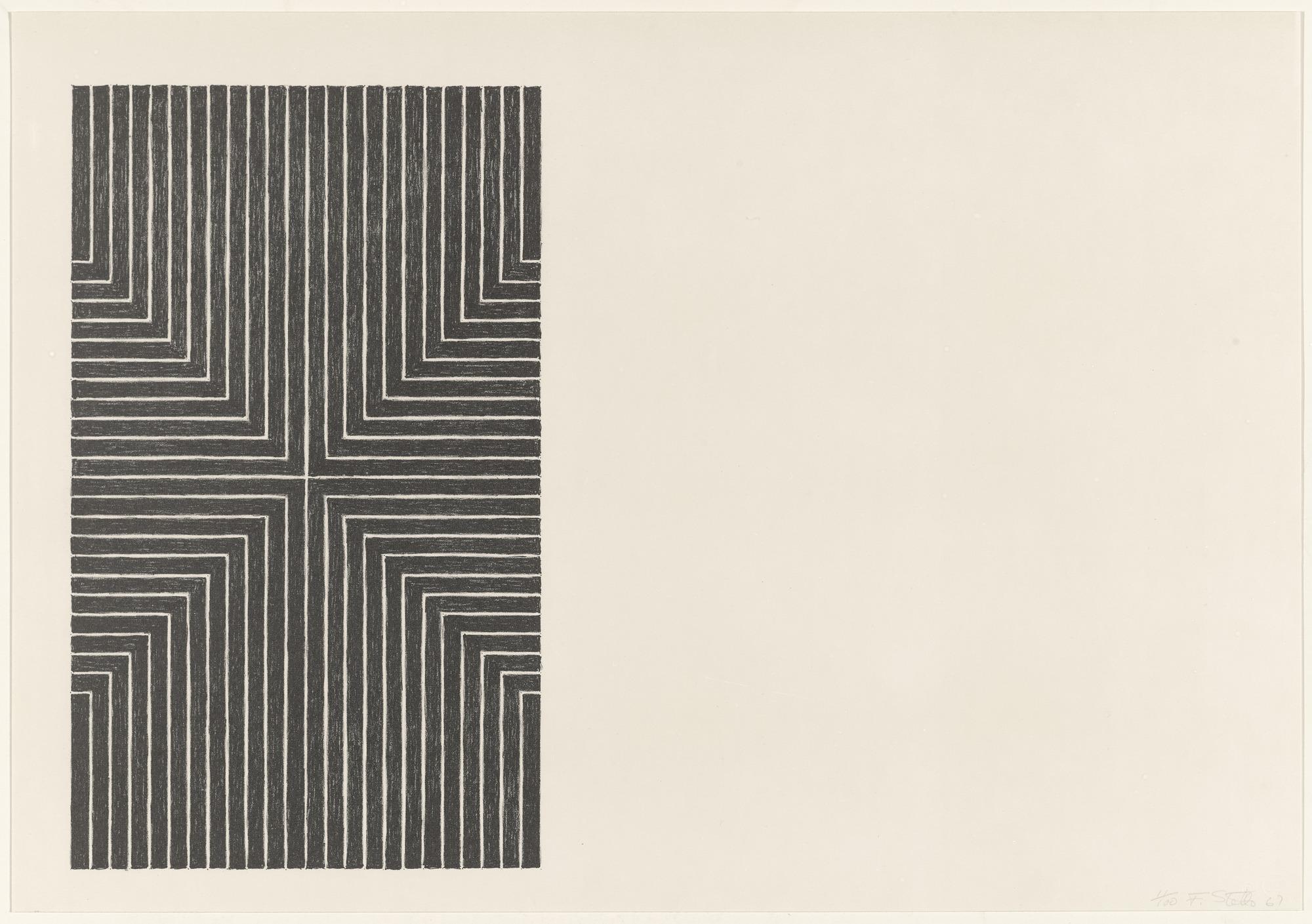 Frank Stella, Black Series I, Suite of 4 lithographs, 1967 1