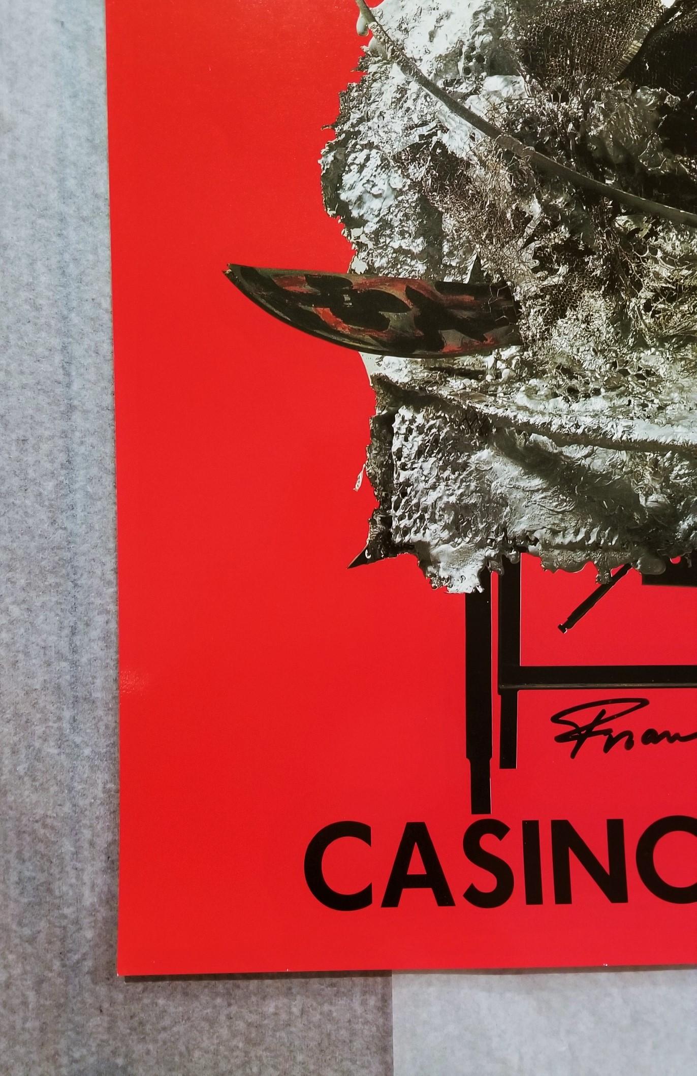 Affiche du Casino de Knokke (signée) /// Sculpture abstraite contemporaine Frank Stella en vente 1