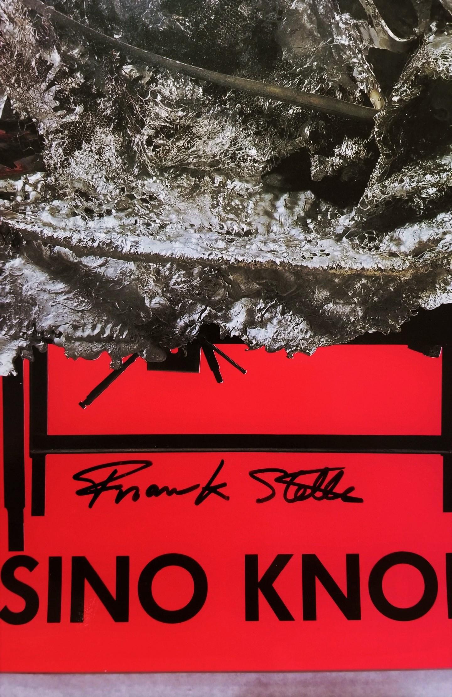 Cartel del Casino Knokke (Firmado) /// Escultura abstracta contemporánea Frank Stella en venta 8