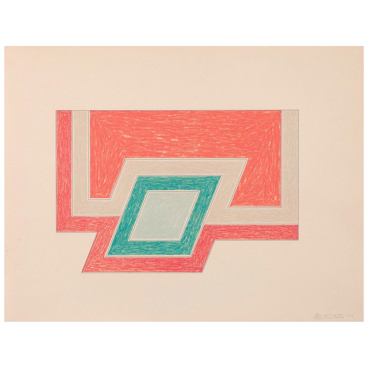 Conway - Abstract Geometric Print by Frank Stella