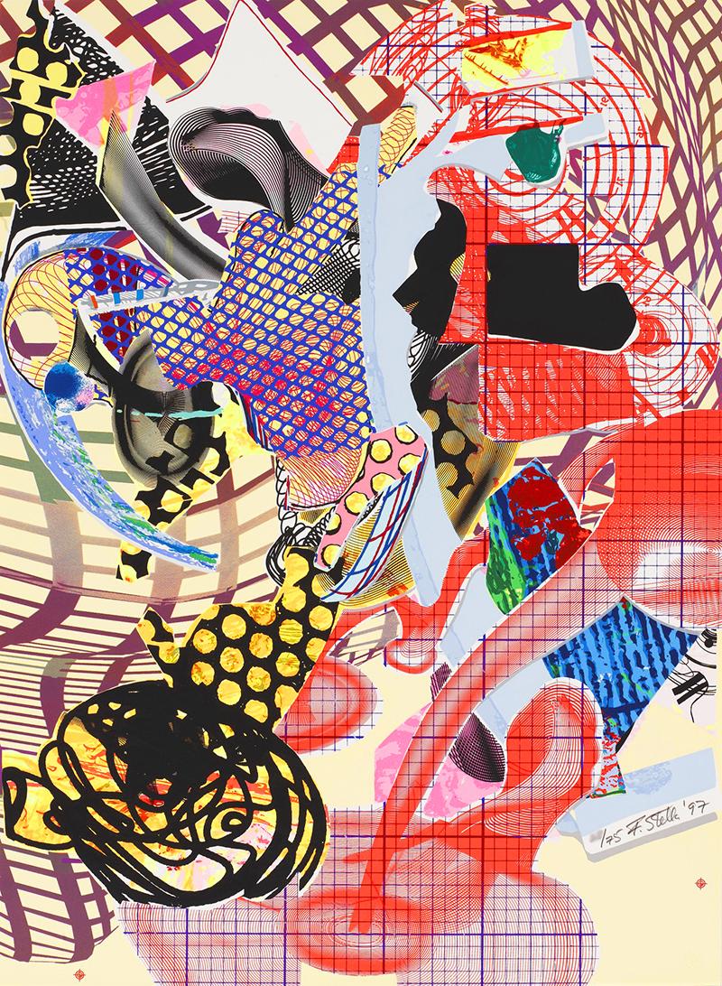 Frank Stella Abstract Print - Coxuria