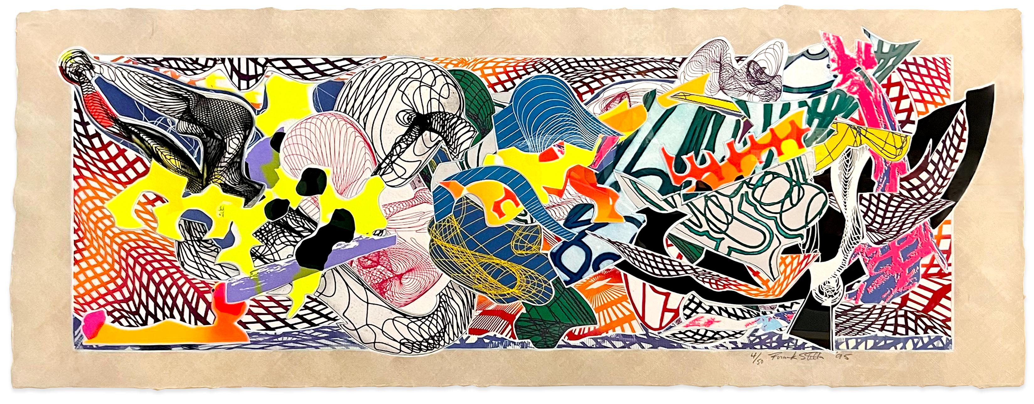 Frank Stella Abstract Print - Despairia