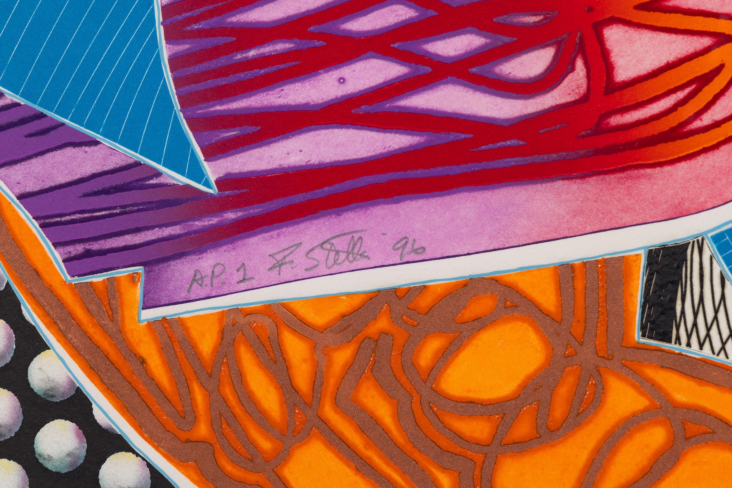 Fattipuff, from Imaginary Places II (Abstrakt), Print, von Frank Stella