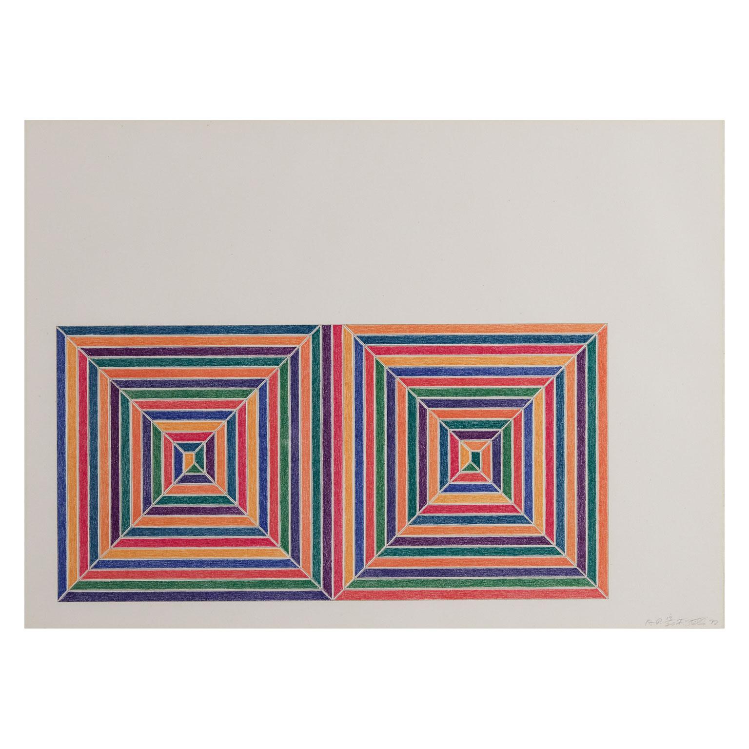 Fortin de las Flores - Print di Frank Stella