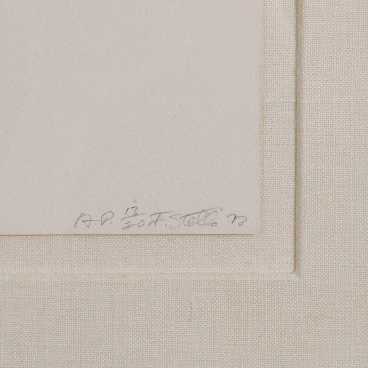 Fortin de las Flores - Print Hard-Edge di Frank Stella