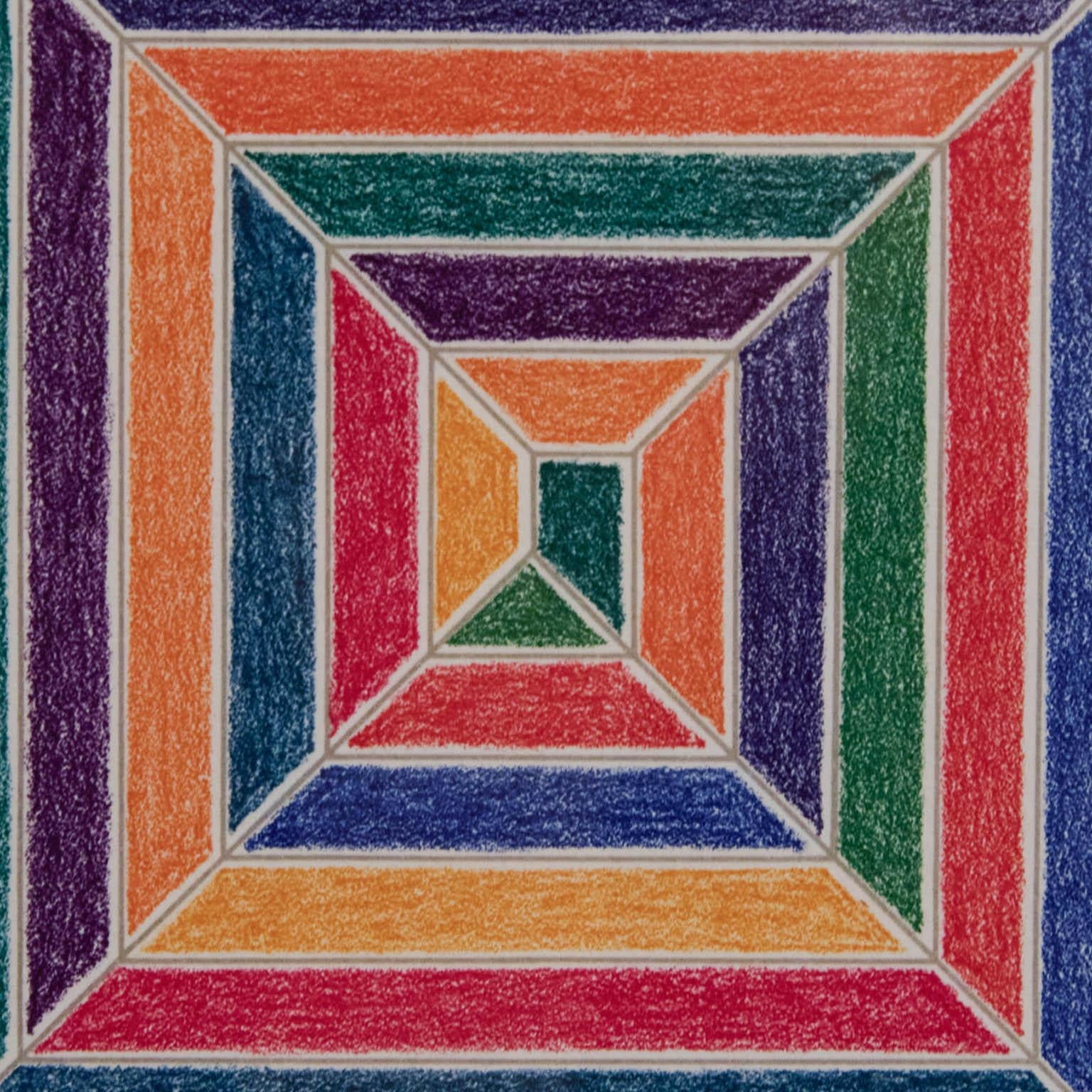 Le opere di Frank Stella fanno riferimento a molti degli sviluppi o movimenti chiave dell'arte americana del dopoguerra: Op Art, astrazione dura, arte concettuale e minimalismo. I suoi iconici quadrati concentrici sono il simbolo per eccellenza