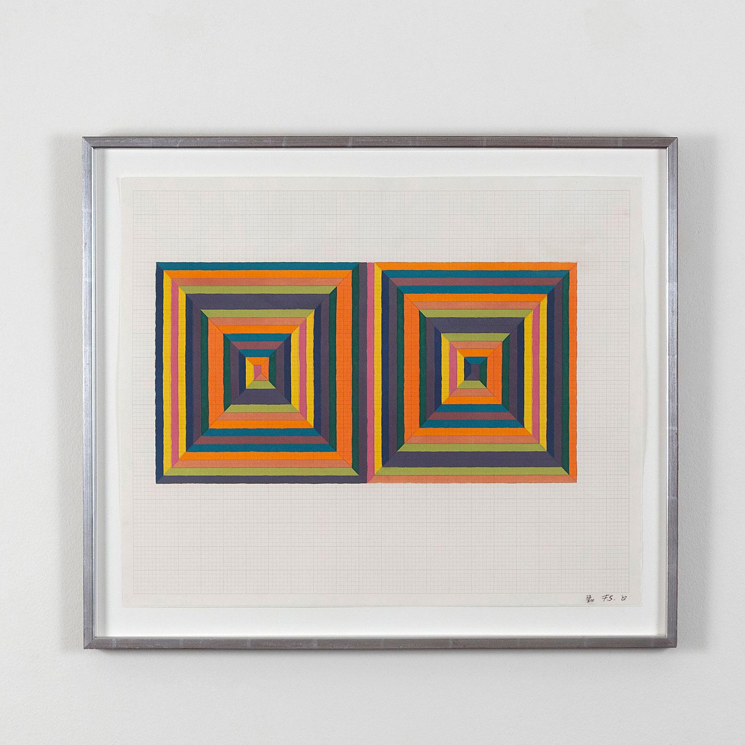 Frank Stella Abstract Print – Fortin de las Flores, Fortin