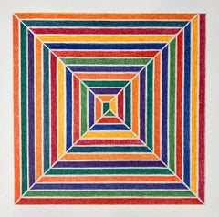 Frank Stella ( 1936 ) – hand-signed Offset lithograph in colours - 1973