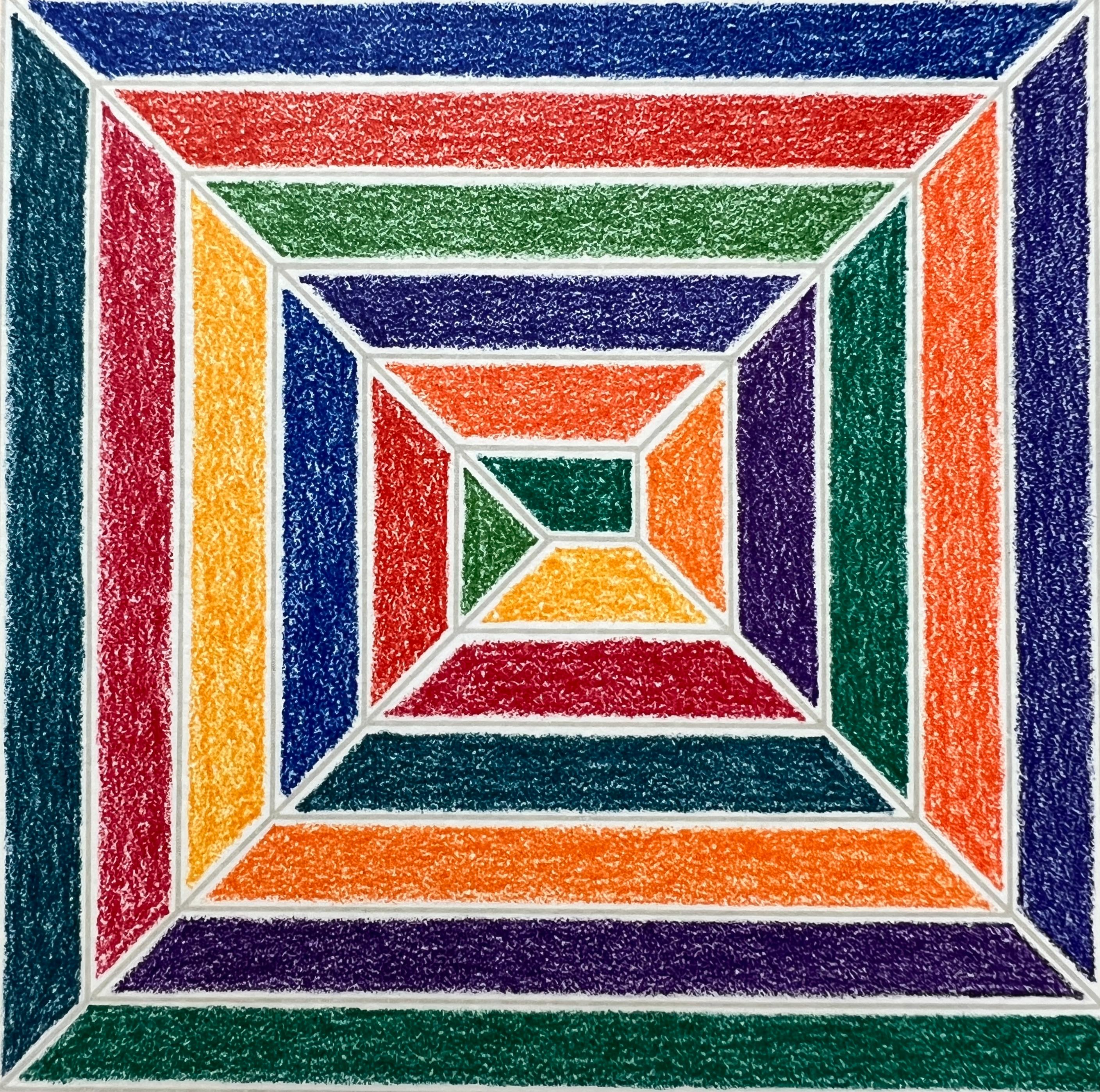 Frank Stella ( 1936 ) – hand-signed Offset lithograph in colours - 1973 1