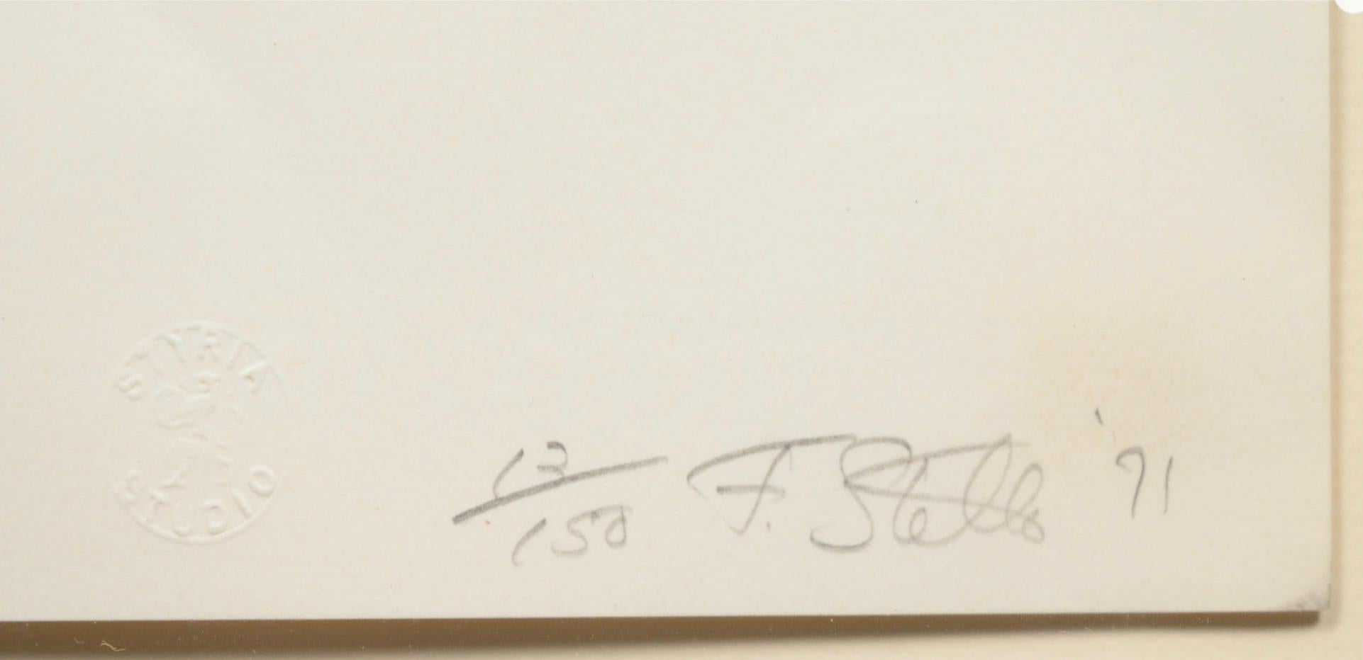 Frank Stella „Angriff“ 1971 im Angebot 3