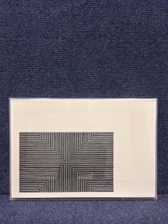 Frank Stella 'Arbeit Macht Frei' Signed Abstract Lithograph 1967