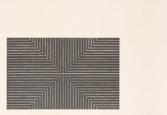 Frank Stella „Arbeit Macht Frei“ Signierte abstrakte Lithographie 1967