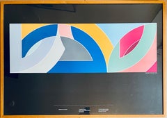 Frank Stella - Art Center College of Design Poster, CA ex-IBM Collection, Framed