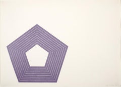 Frank Stella, Charlotte Tokayer, Lithograph, 1972