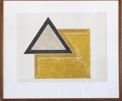Frank Stella 'Chocorua' (From Eccentric Polygons) Signed Multimedia Print 1974
