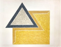 Frank Stella 'Chocorua' (From Eccentric Polygons) Signed Multimedia Print 1974