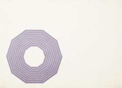 Frank Stella, D., Lithograph, 1972