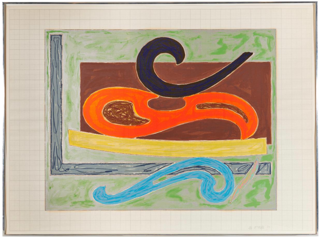 Frank Stella 'Eskimo Curlew' Signed Lithograph and Screenprint 1977 For Sale 1